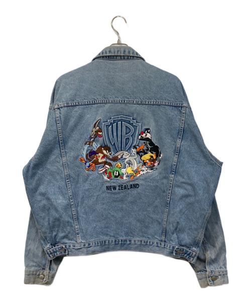 warner bros. Studio Store（ワーナーブラザーズスタジオストア）warner bros. Studio Store (ワーナーブラザーズスタジオストア) 刺繍デニムジャケット インディゴ サイズ:SIZE XXLの古着・服飾アイテム