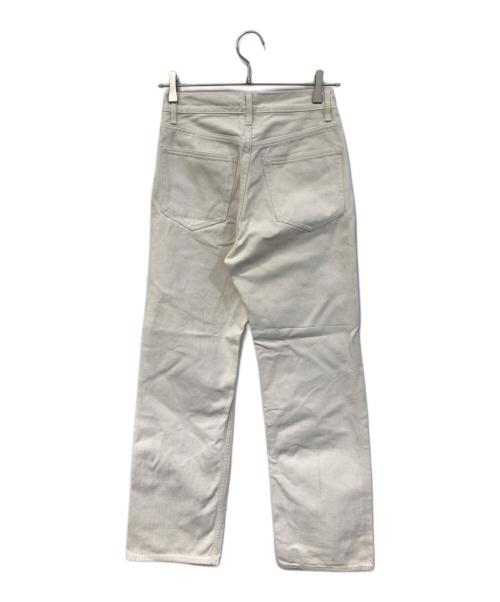AURALEE（オーラリー）AURALEE (オーラリー) HARD TWIST DENIM 5P PANTS/ハード ツイスト デニム ファイブピー パンツ アイボリー サイズ:SIZE 25の古着・服飾アイテム