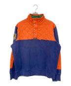 POLO RALPH LAURENポロ・ラルフローレン）の古着「スウェット」｜オレンジ×ブルー