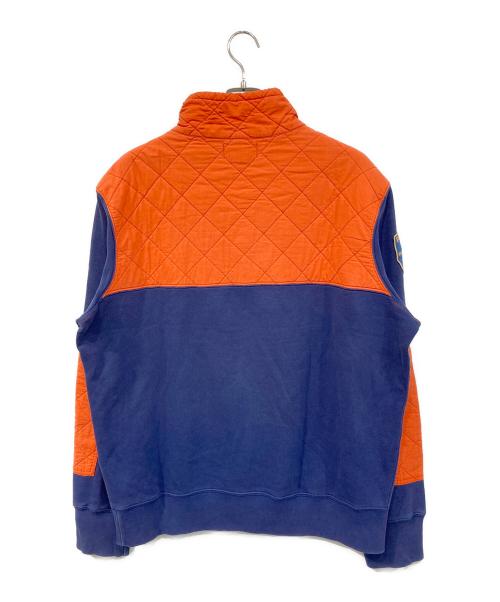 POLO RALPH LAUREN（ポロ・ラルフローレン）POLO RALPH LAUREN (ポロ・ラルフローレン) スウェット オレンジ×ブルー サイズ:SIZE XLの古着・服飾アイテム