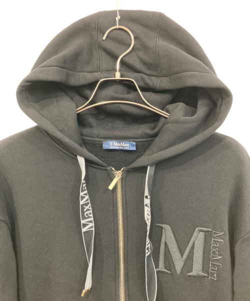 'S Max Mara（エスマックスマーラ）'S Max Mara (エスマックスマーラ) NOSTOCジップアップパーカー ブラック サイズ:SIZE Mの古着・服飾アイテム