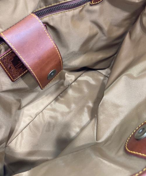 HUNTING WORLD（ハンティングワールド）HUNTING WORLD (ハンティングワールド) バチューサーパストートバッグ ネイビーの古着・服飾アイテム