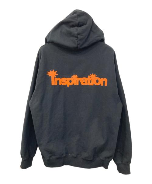 Inspiration（インスピレーション）Inspiration (インスピレーション) ジップパーカー ブラック サイズ:SIZE Lの古着・服飾アイテム