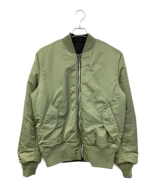 ALPHA（アルファ）ALPHA (アルファ) リバーシブルフライトジャケット ブラック サイズ:SIZE Lの古着・服飾アイテム
