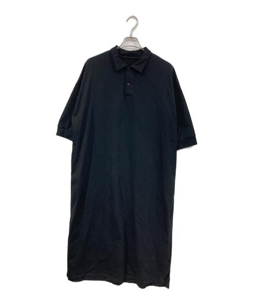 journal standard luxe（ジャーナルスタンダード ラックス）journal standard luxe (ジャーナルスタンダード ラックス) デラヴェジャージー ポロワンピース ネイビー サイズ:FREEの古着・服飾アイテム