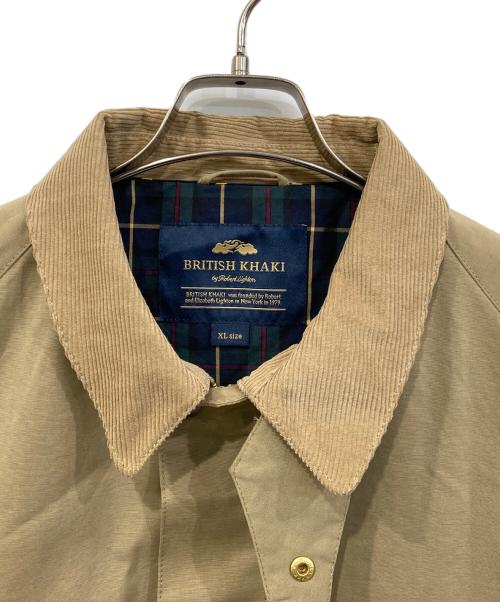 BRITISH KHAKI（ブリティッシュカーキ）BRITISH KHAKI (ブリティッシュカーキ) 襟コーデュロイジャケット ベージュ サイズ:SIZE XLの古着・服飾アイテム