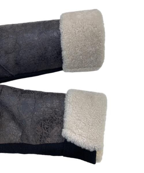 HELMUT LANG（ヘルムートラング）HELMUT LANG (ヘルムートラング) WEATHERED SHEARLING ムートンコート ブラウン サイズ:SIZE Pの古着・服飾アイテム