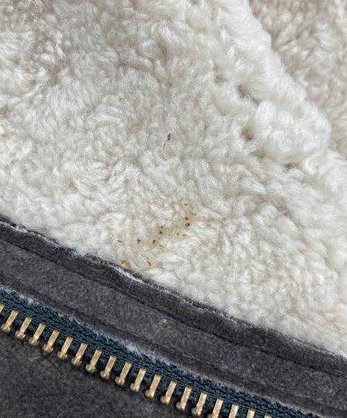 HELMUT LANG（ヘルムートラング）HELMUT LANG (ヘルムートラング) WEATHERED SHEARLING ムートンコート ブラウン サイズ:SIZE Pの古着・服飾アイテム