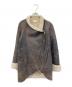 HELMUT LANG（ヘルムートラング）の古着「WEATHERED SHEARLING ムートンコート」｜ブラウン
