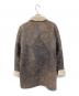 HELMUT LANG (ヘルムートラング) WEATHERED SHEARLING ムートンコート ブラウン サイズ:SIZE P：15000円