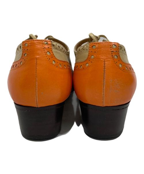 HERMES（エルメス）HERMES (エルメス) ウィングチップ レースアップシューズ ベージュ サイズ:36の古着・服飾アイテム