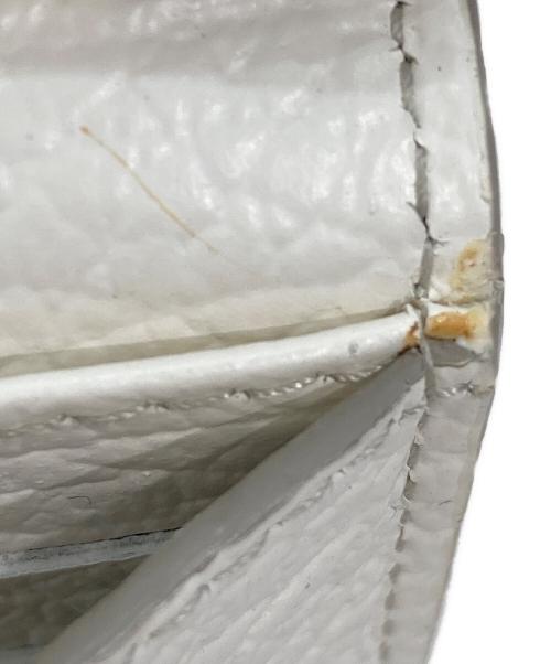 Maison Margiela（メゾンマルジェラ）Maison Margiela (メゾンマルジェラ) 4ステッチチェーンウォレット ホワイトの古着・服飾アイテム