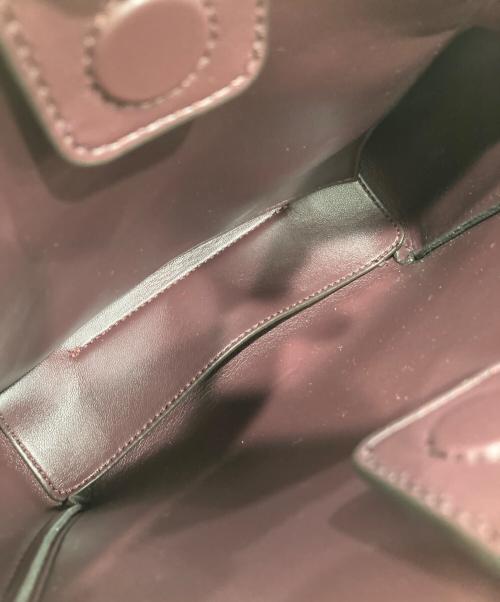Calvin Klein（カルバンクライン）Calvin Klein (カルバンクライン) バケットショルダーバッグ レッドの古着・服飾アイテム