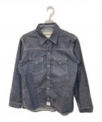 aiiro denim worksアイイロデニムワークス）の古着「デニムシャツ」｜インディゴ
