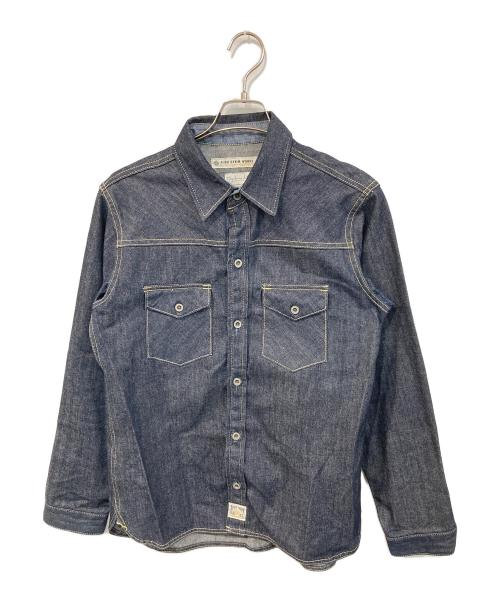 aiiro denim works（アイイロデニムワークス）aiiro denim works (アイイロデニムワークス) デニムシャツ インディゴ サイズ:38の古着・服飾アイテム