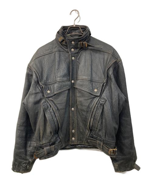 B-12 FORCE CLOTHING（B-12フォースクロージング）B-12 FORCE CLOTHING (B-12フォースクロージング) レザージャケット ブラック サイズ:SIZE Sの古着・服飾アイテム