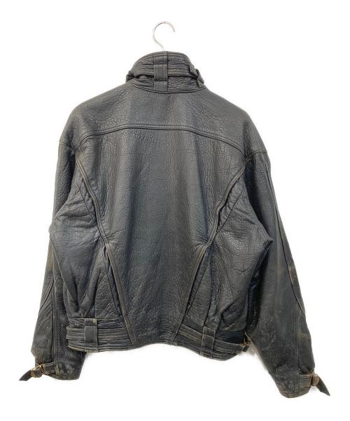 B-12 FORCE CLOTHING（B-12フォースクロージング）B-12 FORCE CLOTHING (B-12フォースクロージング) レザージャケット ブラック サイズ:SIZE Sの古着・服飾アイテム