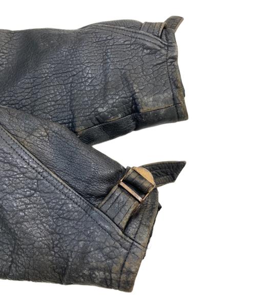 B-12 FORCE CLOTHING（B-12フォースクロージング）B-12 FORCE CLOTHING (B-12フォースクロージング) レザージャケット ブラック サイズ:SIZE Sの古着・服飾アイテム