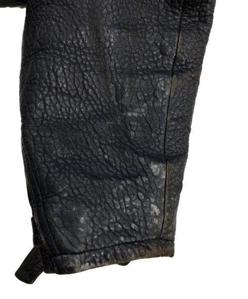 B-12 FORCE CLOTHING（B-12フォースクロージング）B-12 FORCE CLOTHING (B-12フォースクロージング) レザージャケット ブラック サイズ:SIZE Sの古着・服飾アイテム