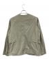POST O'ALLS (ポストオーバーオールズ) ノーカラージャケット ベージュ サイズ:SIZE M：18000円