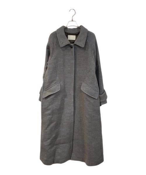 PUBLIC TOKYO（パブリックトウキョウ）PUBLIC TOKYO (パブリックトウキョウ) ヘリンボーンステンカラーコート ブルー サイズ:SIZE Freeの古着・服飾アイテム