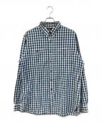 RRLダブルアールエル）の古着「チェックシャツ」｜ブルー