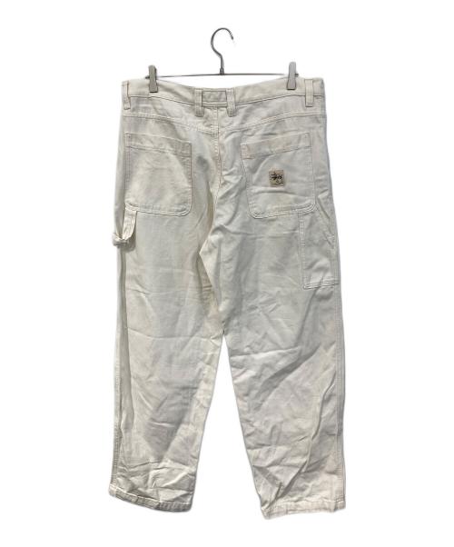 stussy（ステューシー）stussy (ステューシー) WORK PANT CANVAS/ワーク パンツ キャンバス アイボリー サイズ:SIZE 34の古着・服飾アイテム