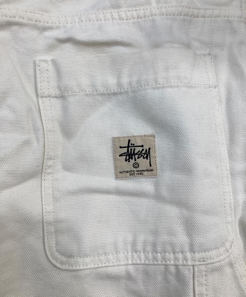 stussy（ステューシー）stussy (ステューシー) WORK PANT CANVAS/ワーク パンツ キャンバス アイボリー サイズ:SIZE 34の古着・服飾アイテム