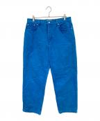 stussyステューシー）の古着「OVERDYED BIG OL JEAN/オーバーダイ・ビッグ・オル・ジーン」｜ブルー