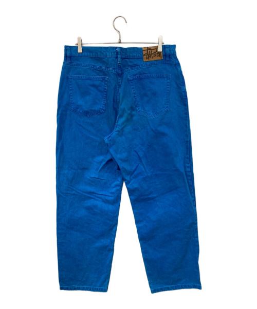 stussy（ステューシー）stussy (ステューシー) OVERDYED BIG OL JEAN/オーバーダイ・ビッグ・オル・ジーン ブルー サイズ:SIZE 34の古着・服飾アイテム