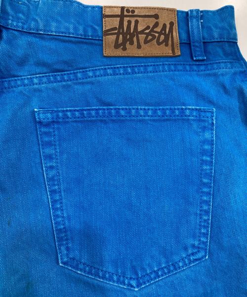 stussy（ステューシー）stussy (ステューシー) OVERDYED BIG OL JEAN/オーバーダイ・ビッグ・オル・ジーン ブルー サイズ:SIZE 34の古着・服飾アイテム