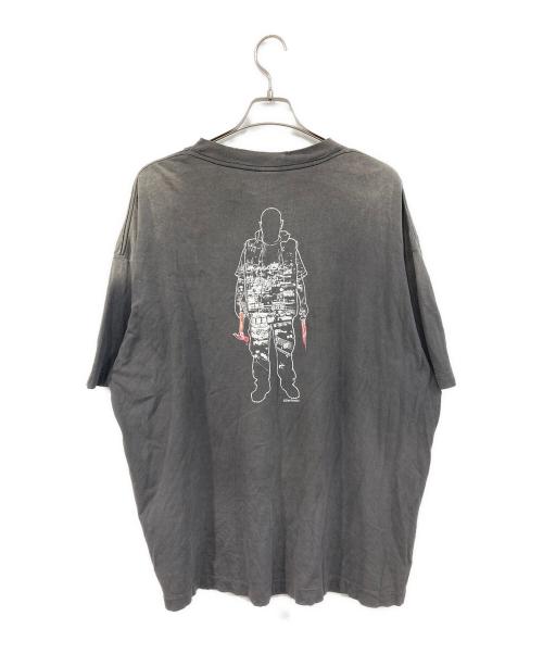 SAINT MICHAEL（セントマイケル）SAINT MICHAEL (セントマイケル) GEEKS RULE (ギークスルール) 惨家-zange- GS SS TEE グレー サイズ:SIZE XXLの古着・服飾アイテム