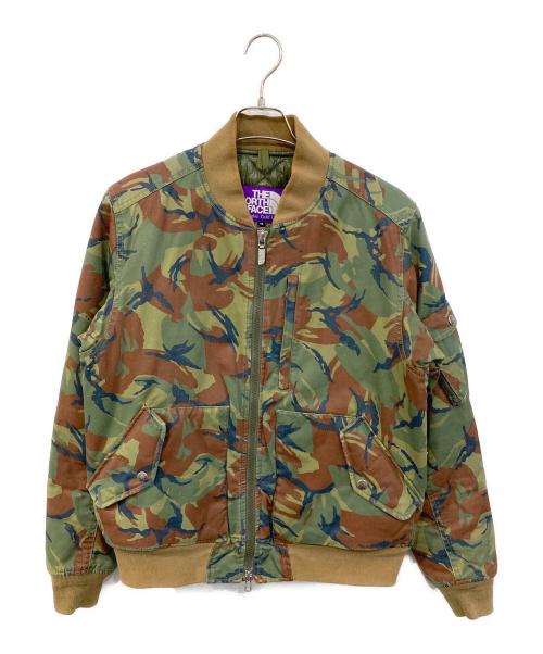 THE NORTHFACE PURPLELABEL（ザ・ノースフェイス パープルレーベル）THE NORTHFACE PURPLELABEL (ザ・ノースフェイス パープルレーベル) フライトジャケット グリーン サイズ:SIZE Mの古着・服飾アイテム