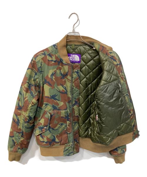 THE NORTHFACE PURPLELABEL（ザ・ノースフェイス パープルレーベル）THE NORTHFACE PURPLELABEL (ザ・ノースフェイス パープルレーベル) フライトジャケット グリーン サイズ:SIZE Mの古着・服飾アイテム
