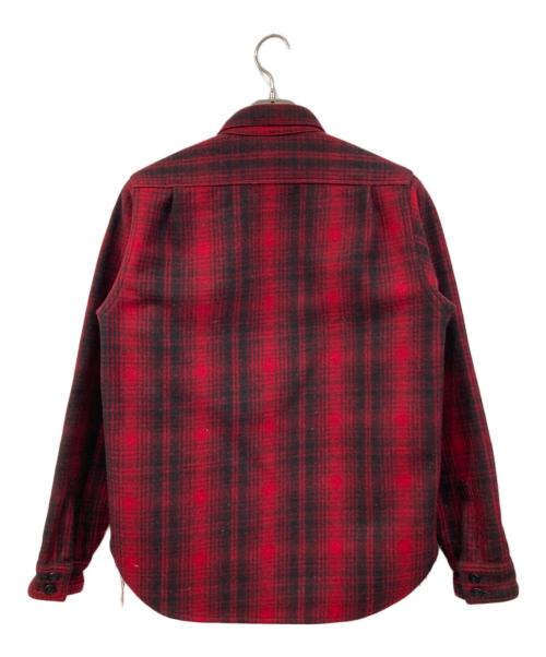WOOLRICH（ウールリッチ）WOOLRICH (ウールリッチ) Sunny Sports (サニースポーツ) CPOシャツジャケット レッド サイズ:SIZE Mの古着・服飾アイテム