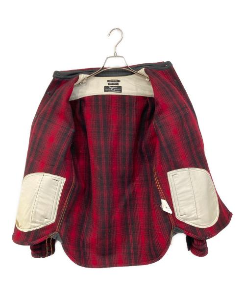 WOOLRICH（ウールリッチ）WOOLRICH (ウールリッチ) Sunny Sports (サニースポーツ) CPOシャツジャケット レッド サイズ:SIZE Mの古着・服飾アイテム