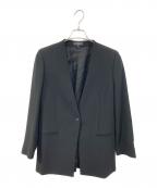 theoryセオリー）の古着「Admiral Crepe Waist Tab JKT」｜ブラック