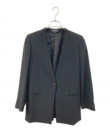 theory（セオリー）の古着「Admiral Crepe Waist Tab JKT」｜ブラック