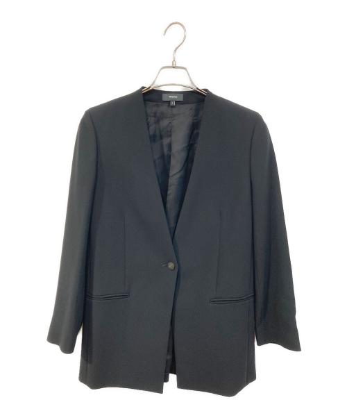 theory（セオリー）theory (セオリー) Admiral Crepe Waist Tab JKT ブラック サイズ:SIZE 2の古着・服飾アイテム