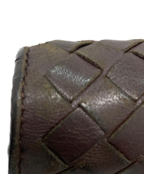 BOTTEGA VENETA（ボッテガベネタ）BOTTEGA VENETA (ボッテガベネタ) イントレチャート長財布 ブラウンの古着・服飾アイテム