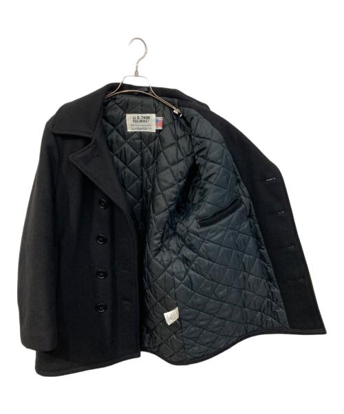 Schott（ショット）Schott (ショット) Pコート ブラック サイズ:SIZE 40の古着・服飾アイテム