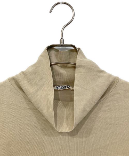 AURALEE（オーラリー）AURALEE (オーラリー) Luster Plaiting Hi Neck L/S Tee/ラスター・プレーティング・ハイネック・ロングスリーブ・ティー ベージュ サイズ:SIZE Mの古着・服飾アイテム