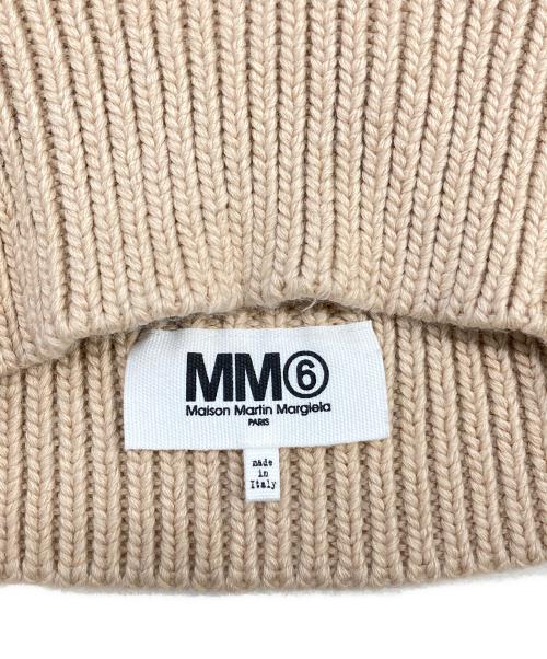 MM6 Maison Margiela（エムエムシックスメゾンマルジェラ）MM6 Maison Margiela (エムエムシックスメゾンマルジェラ) ハイネックニット ベージュ サイズ:SIZE Sの古着・服飾アイテム