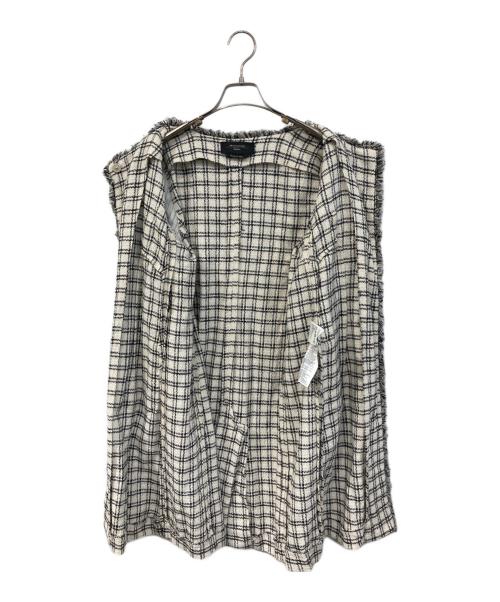 WEEKEND Max Mara（ウィークエンド マックスマーラ）WEEKEND Max Mara (ウィークエンド マックスマーラ) ツイードコート ホワイト サイズ:SIZE 36の古着・服飾アイテム