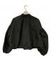 MSGM (エムエスジーエム) バルーンスリーブ クロップドタフタシャツ ブラック サイズ:SIZE 40：10000円