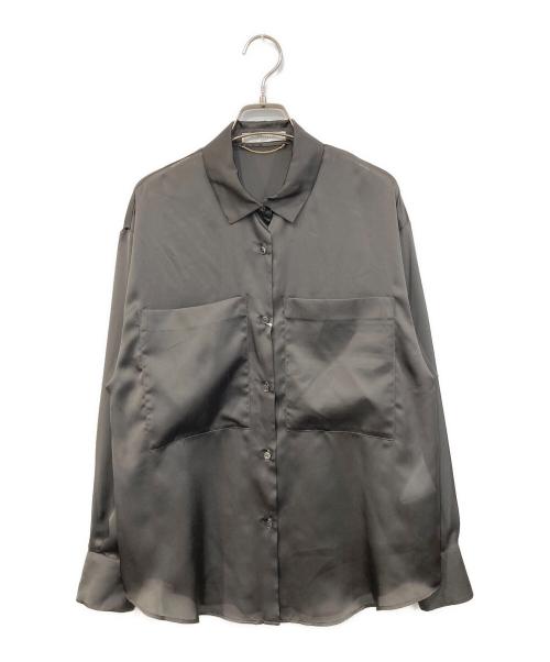Col Pierrot（コルピエロ）Col Pierrot (コルピエロ) ORGANDY ブラウス ブラウン サイズ:サイズ表記なしの古着・服飾アイテム