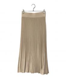 DEUXIEME CLASSE（ドゥーズィエム クラス）の古着「beauty pleated スカート」｜ベージュ