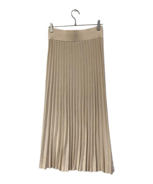 DEUXIEME CLASSE（ドゥーズィエム クラス）DEUXIEME CLASSE (ドゥーズィエム クラス) beauty pleated スカート ベージュ サイズ:SIZE 38の古着・服飾アイテム
