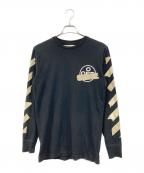 OFFWHITEオフホワイト）の古着「TAPE ARROWS L/S TEE/テープ アローズ ロング スリーブ ティー」｜ブラック