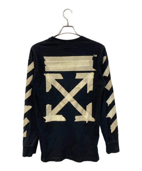 OFFWHITE（オフホワイト）OFFWHITE (オフホワイト) TAPE ARROWS L/S TEE/テープ アローズ ロング スリーブ ティー ブラック サイズ:SIZE Sの古着・服飾アイテム